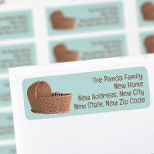 Barramento de Panda Bonito Novas Etiquetas de Ende