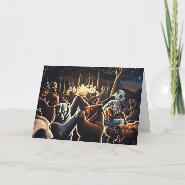 Barras Dançantes Saudações Cartões de Vazio (Frente)