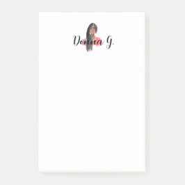 Barras e Óculos Pretos do Bloco de Notas Personali