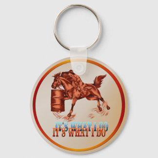 Barrel Racing_É o que eu faço - Chaveiro