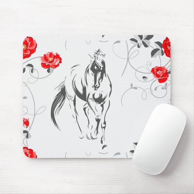 Barroco Horse Mousepad (Com mouse)