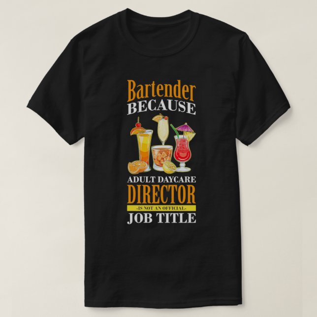 Bartening Funny Bar Trabalhando Barman Pullover (Frente do Design)