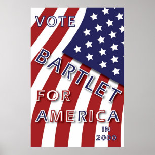 Bartlet para a América poster