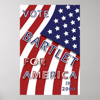 Bartlet para a América poster