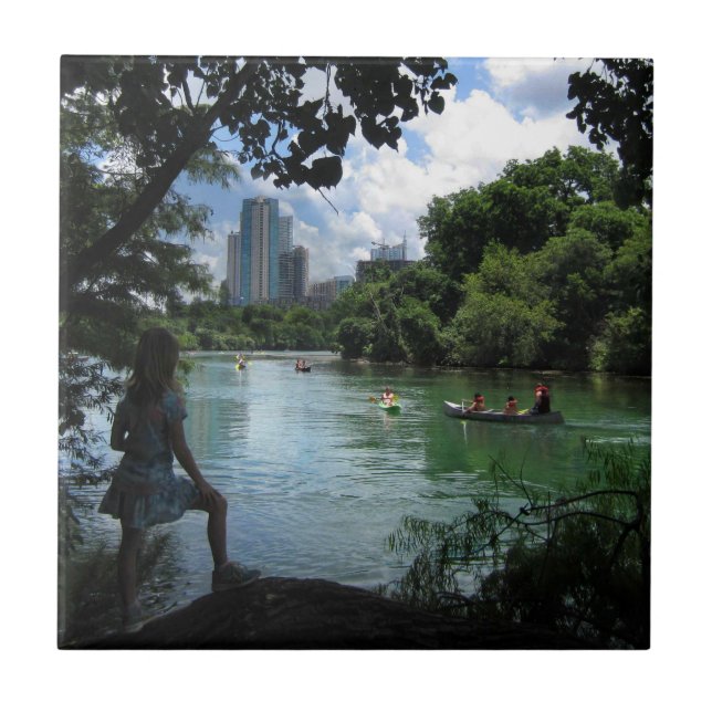 Barton Creek / Lago Ladybird - Austin, Texas (Frente)