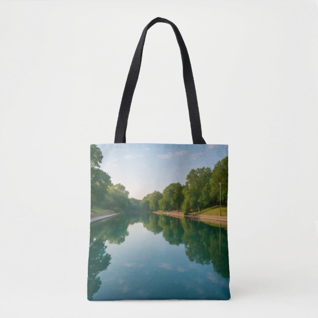 Barton Springs Tote Bag - Austin Texas Design (Frente)