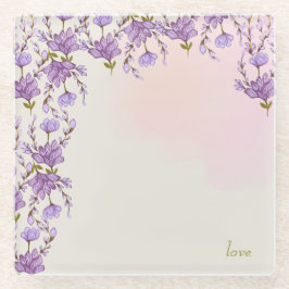 Base de vidro para ornamento