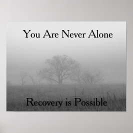 Baseada em Poster de Motivação de Recuperação/Fé