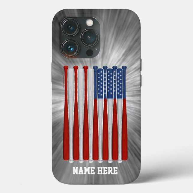 Baseball America (USA) Case-Mate iPhone Case (Verso)