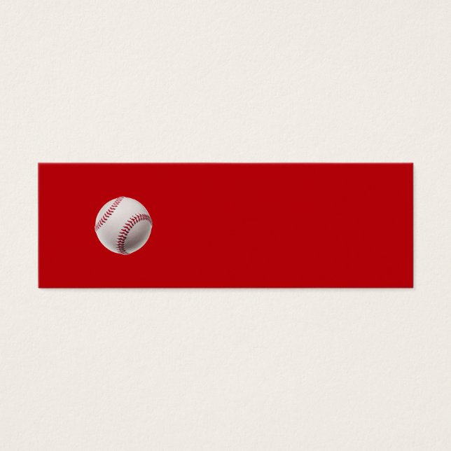 Baseball - Bolas de Modelo de esportes em vermelho (Frente)