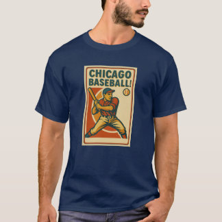 Baseball de Chicago! Camiseta Escura