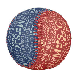 Baseball de Colagem de Música Genres Word