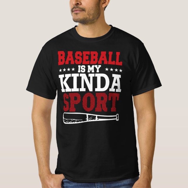 Baseball é minha camisa de camisa masculina de esp (Frente)