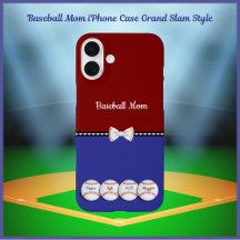 Baseball Mãe capas de iphone Estilo Grand Slam