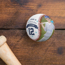 Baseball Personalizado em Fotografia do Jogador e 