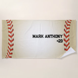 Baseball Personalizado / Toalha de Praia Softball