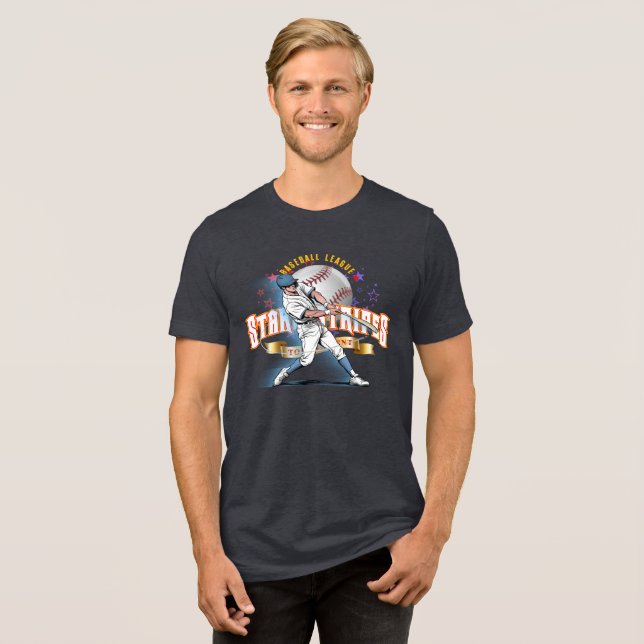 Baseball Stars & Stripes (Modo D.) | Homens (Frente Completa)