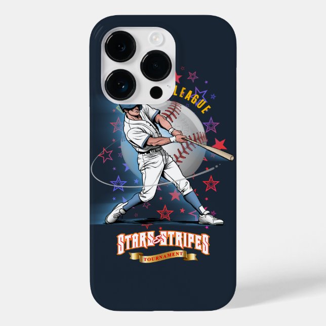 Baseball Stars & Stripes (Modo escuro) | (Verso)