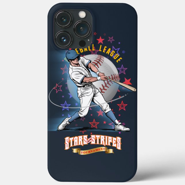 Baseball Stars & Stripes (Modo escuro) | (Verso)