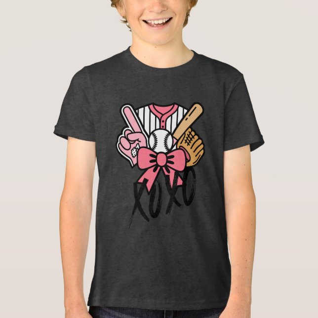 Baseball Valentine's day Shirt  (Frente)