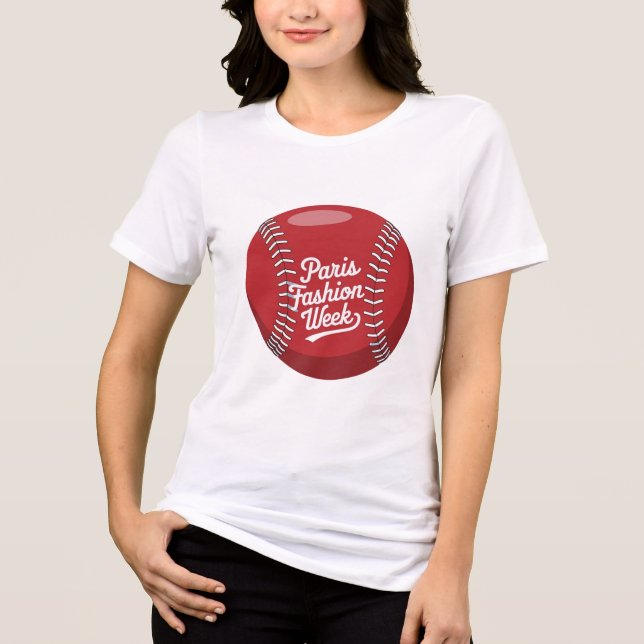 Basebol da Semana da Moda de Paris (Frente)