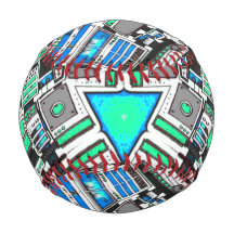 Basebol de imaginação ilustrada