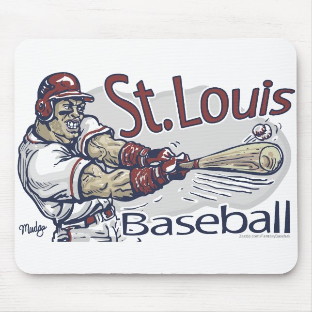 Basebol Mousepad de St Louis (Frente)