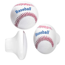 Basebol Personalizável Vermelho Branco e Azul