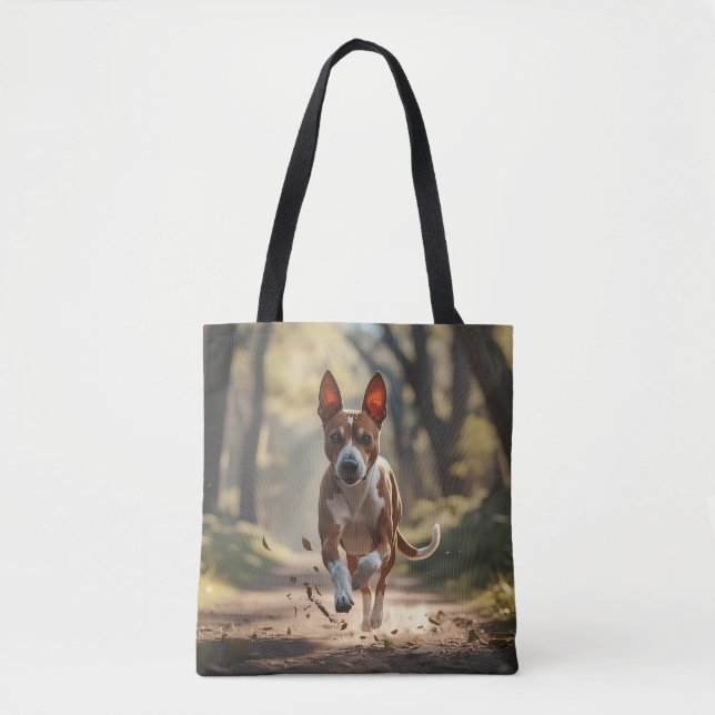Basenji Elegant Tote Bag (Frente)