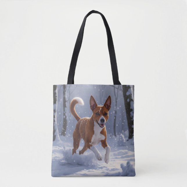 Basenji Elegant Tote Bag (Frente)
