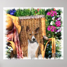 Basenji Lovers Art Impressão
