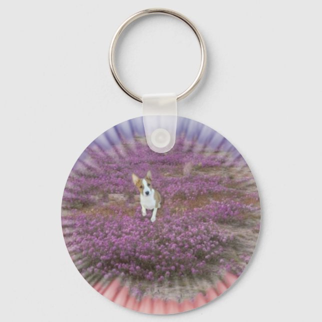 Basenji Serenity chaveiro (Frente)