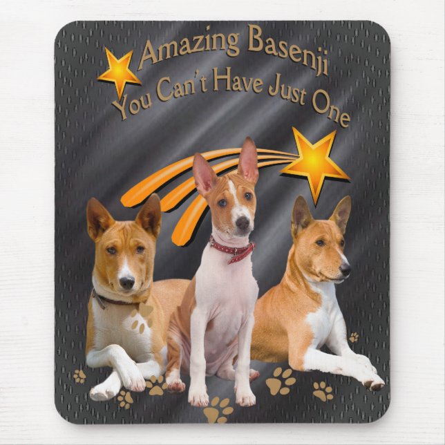Basenji você não pode ter apenas um Mousepad (Frente)