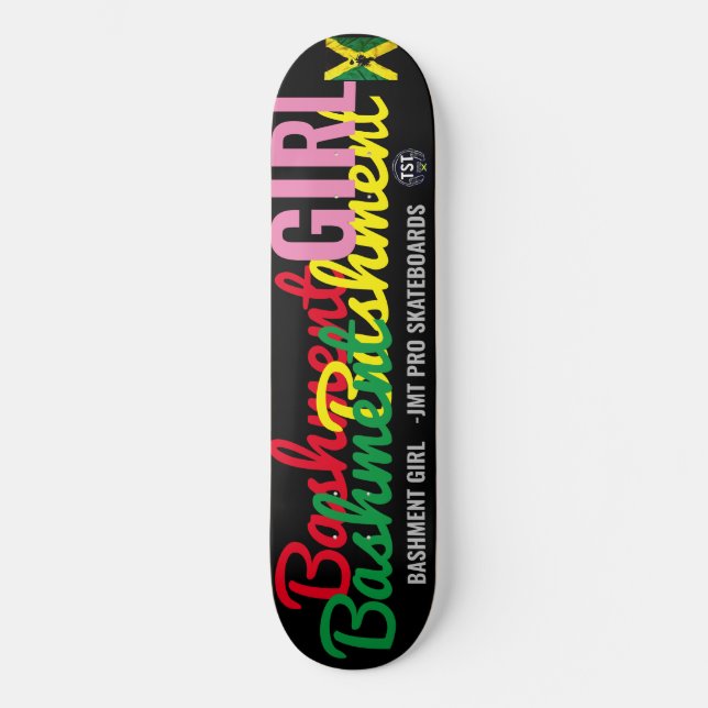 BASHMENT GIRL OFICIAL Deck de Skateboard 8 1/4" (Frente)