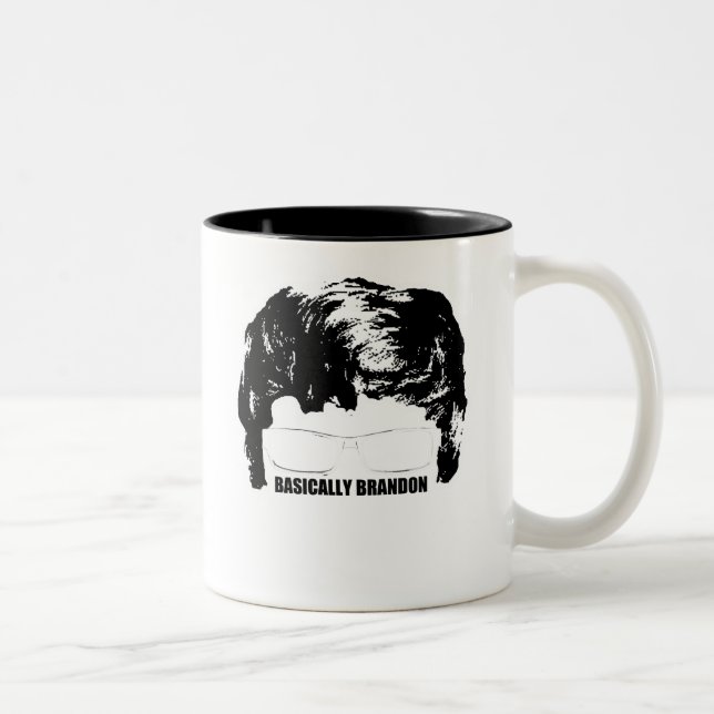 Basicamente caneca do logotipo de Brandon (Direita)