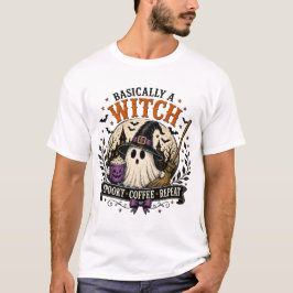 Basicamente uma camiseta de café assustador de bru