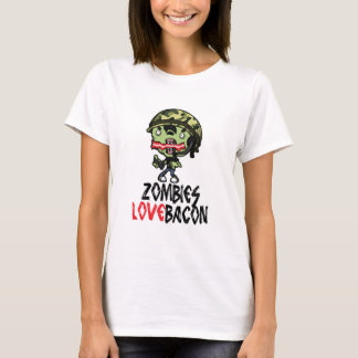 Básico branco da camisa do bacon F do amor dos