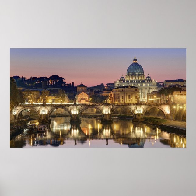 Basilica di San Pietro Roma Itália Poster (Frente)