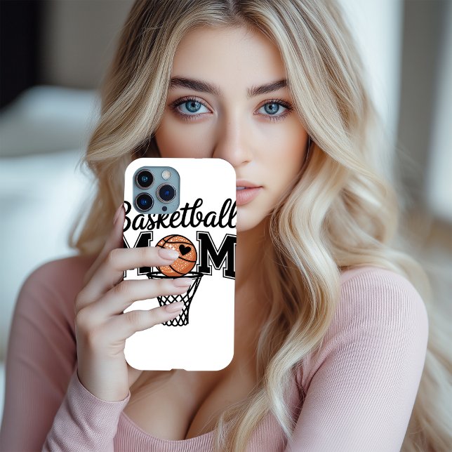 Basketball Mom iPhone 15 Pro Case (Basketball Mom iPhone case.)