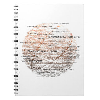 Basktetball para a vida, para sempre caderno