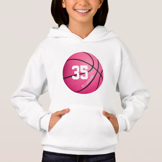 basquete feminino rosa personalizado (Frente)