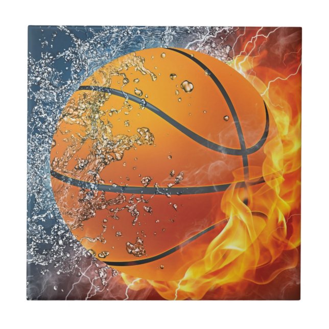 Basquete flamejante (Frente)