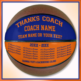 Basquete Personalizado Azul e Laranja, TODOS Jogad
