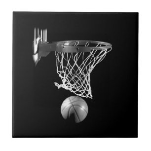 Basquete preto e branco