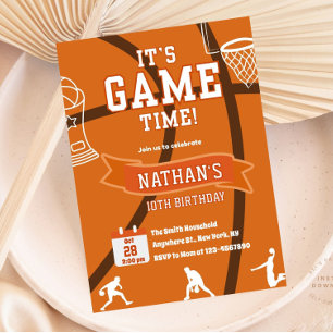 Basquete, Qualquer Idade, Convite Esportivo De Ani