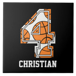 Basquetebol personalizado número 4