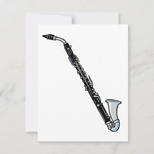Bass Clarinet Graphic, Apenas o Clarinet (Frente)