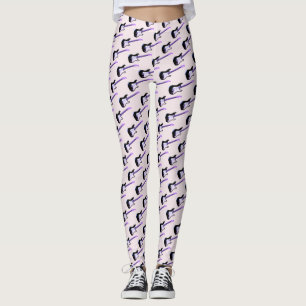 Bass Guitar, Leggings Personalizadas De Música