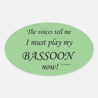 Bassoon Voices diz que deve jogar adesivo Oval