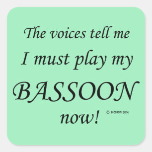 Bassoon Voices diz que deve jogar adesivo quadrado